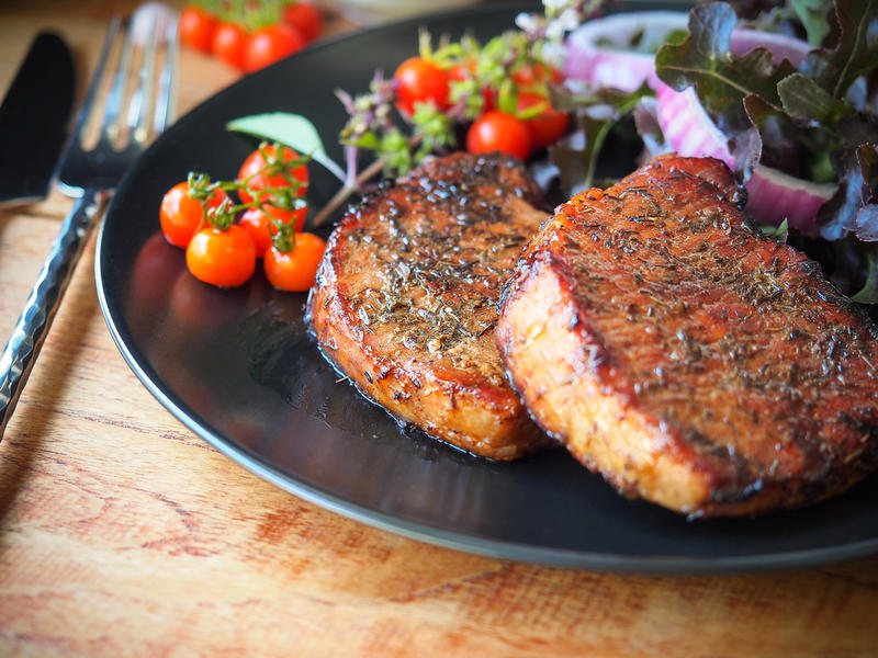 Costillita de cerdo al horno con comino Costillita de cerdo al horno con comino