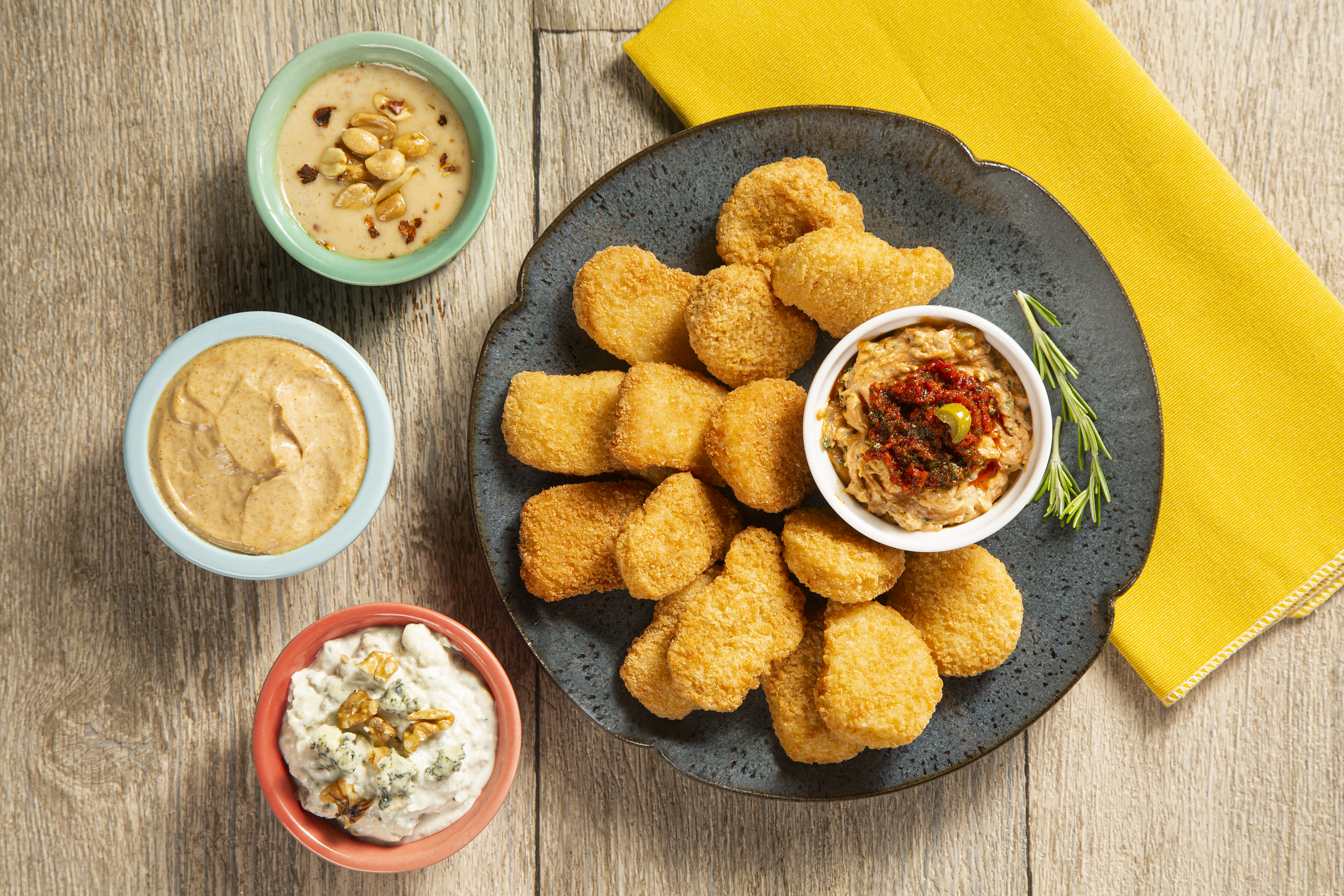 Molhos para iscas de frango empanadas Molhos para iscas de frango empanadas