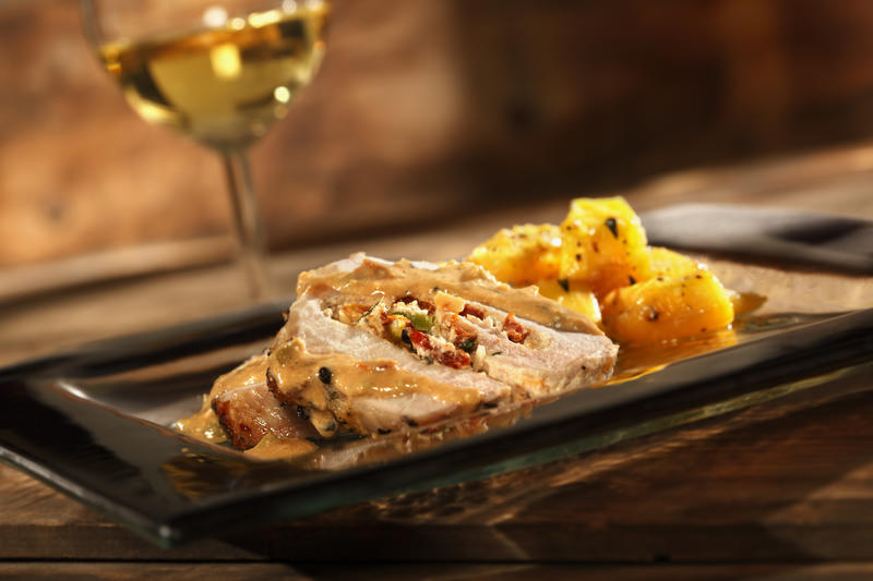 Cómo hacer lomo de cerdo relleno con legumbres Cómo hacer lomo de cerdo relleno con legumbres