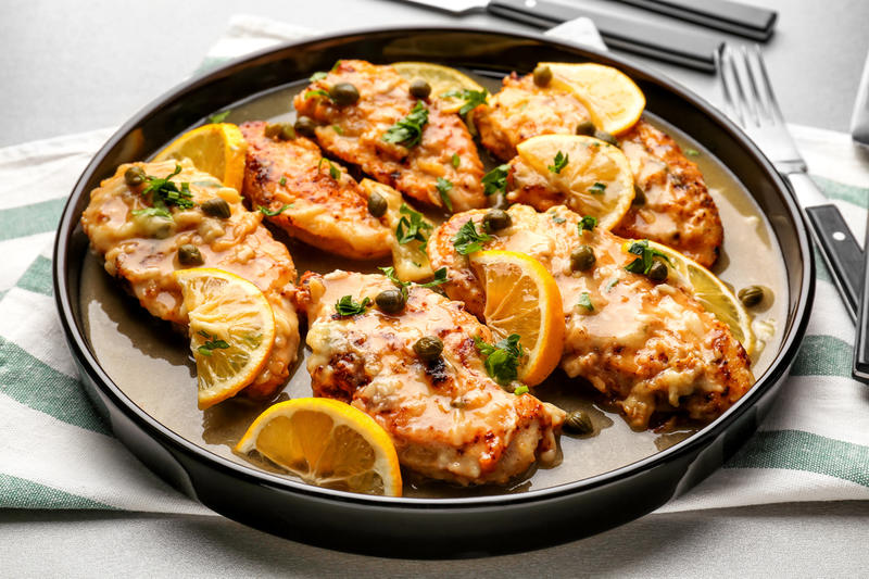 Como fazer picatta de frango com limão Como fazer picatta de frango com limão