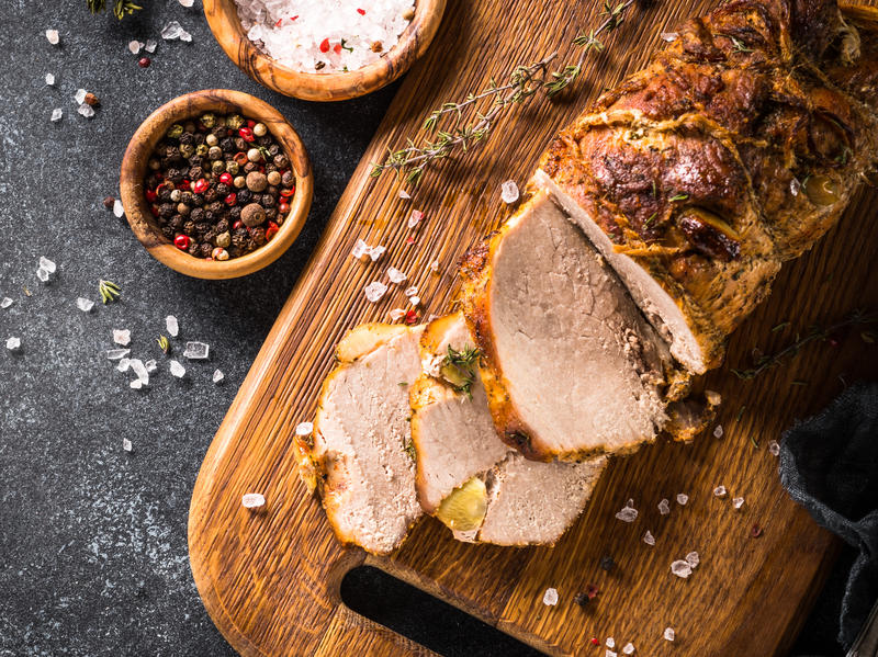Cómo hacer sobrepaleta de cerdo al horno Cómo hacer sobrepaleta de cerdo al horno