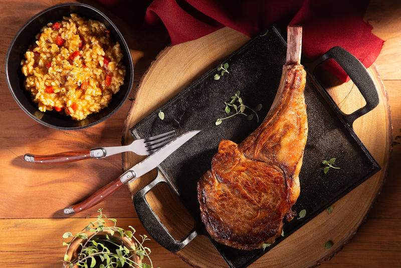 Como fazer prime rib na manteiga com alho e ervas Como fazer prime rib na manteiga com alho e ervas